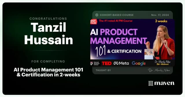 AI Product Management Certification